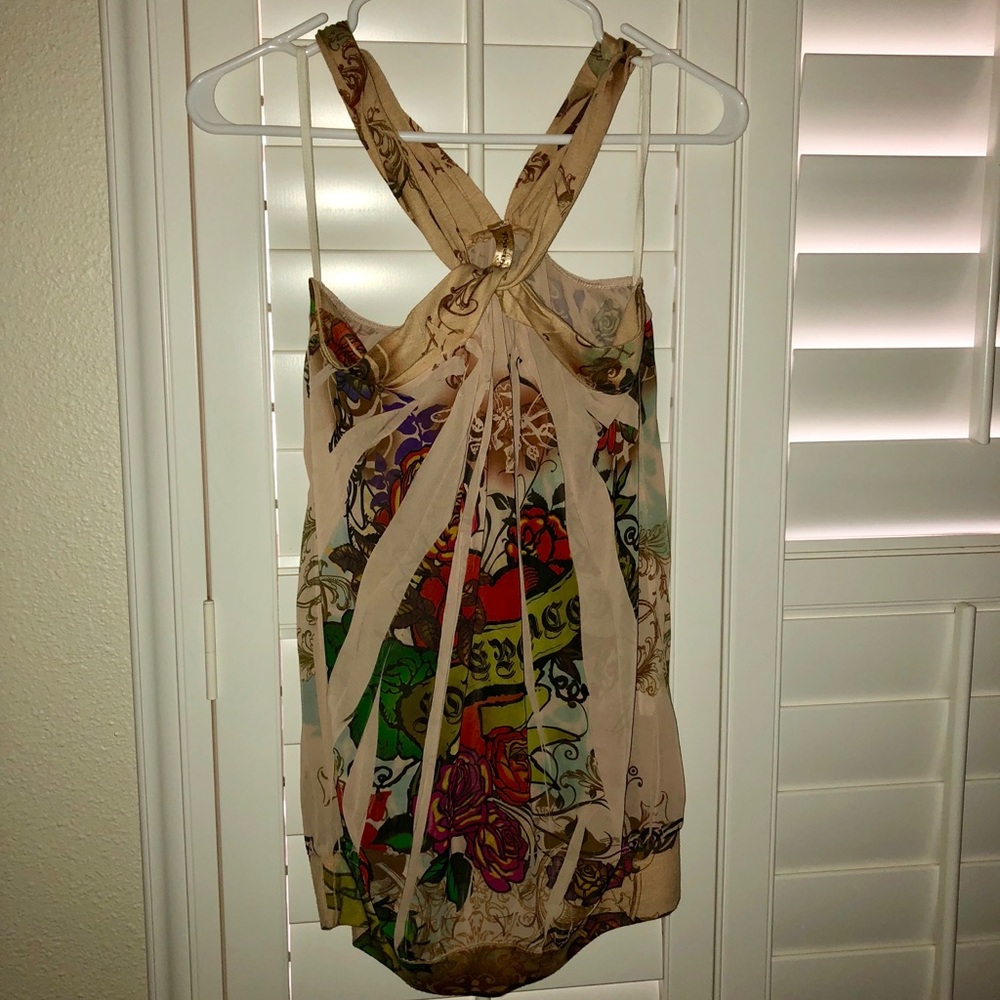 Cute sheer halter top